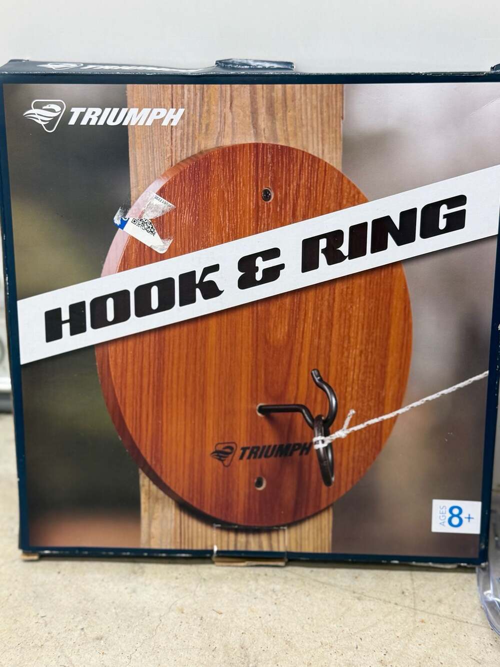 Triumph Wooden Hook and Ring Toss Game Set